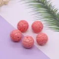 Roze hars snijwerk kralen, bloem en olifant patroon DIY sieraden maken accessoires voor handwerk. - Oude Draak Stijl (006) / 5 Stuks/Verpakking (18mm)
