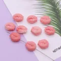 Roze hars dubbele vis snijwerk losse kraal voor DIY sieraden maken en handwerk accessoires. - Dubbele Vis Stijl (039) / 5 Stuks/Verpakking (14x15mm)