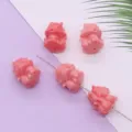Roze hars olifant losse kralen DIY sieraden maken accessoires recht gat ambachten. - Kleine Drakenman Stijl (047) / 5 Stuks/Verpakking (13x18mm)