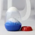 Creatief vloeibaar vulkaan uitbarsting ornament bureau speelgoed cadeau decoratie - Wit