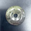 Naturstein Donut Anhänger Kristall Achat Friedensschnalle DIY Schmuckzubehör für Halsketten. - 30mm / Nr. 1