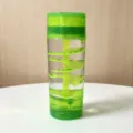 Groen vloeistof bewegingsbubbels speelgoed met spiraaltrap ontwerp voor bureaudecoratie - Groen