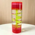 Creatief vloeibaar beweging zintuiglijk speelgoed kleurrijke spiraalolie druppel zandloper - Roze