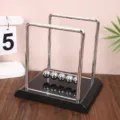 Newtons Wieg balancering ballen fysica wetenschap bureau speelgoed decoratie leuk - Grote vierkante Newtonpendel