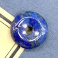 Natürlicher Lapislazuli Donut Anhänger Perle für DIY handgemachte Halsketten Zubehör. - 15mm / Lapislazuli
