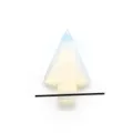 Arrowhead gemstone pendant for DIY necklace jewelry making accessories, milky white stone. - Arrow Shaped / 12x20mm / Opal