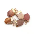 Ciondolo Pietra Naturale DIY Collana Gioielli Accessori Assortiti Ciondoli Gemma - Diaspro