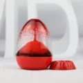Creatief vloeibaar vulkaan bewegingsspeelgoed bureau decoratie rode glitters cadeau - Rood