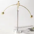 Creative metal balance toy desk decor physics science toy physics gift for kids and adults - Gold Long Rod Balance Figure
