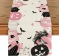 Runner da tavola in poliestere stampato di Halloween per decorazioni festive e feste - 33*91 / 27