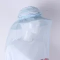 Sommer Damen Outdoor Anti-Mücken Bucket Hat atmungsaktives Mesh Sonnenschutz Kremenhut Neu - Einheitsgröße / Hellblau (Abnehmbares Schutznetz mit winddichter Kordel)