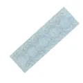 Fascia per capelli in pizzo bianco largo lavaggio viso trucco fascia sportiva accessori capelli - Azzurro