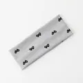Fascia per capelli grigia con fiocco da donna, fascia sportiva assorbente e accessorio quotidiano. - Grigio