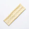 Fascia sportiva a pois gialli, variante di fascia elastica assorbi sudore per capelli. - Giallo a pois