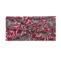 Fascia elastica intrecciata da donna, fascia per capelli da yoga rossa per sport e fitness. - Colore carminio