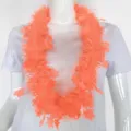 Orangefarbene Stern-Lametta-Girlande für Neon-Partys, Festivals, Kostümzubehör und Dekoration. - Hals Girlande / Fluoreszierendes Wassermelonenrosa