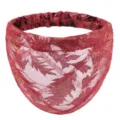Fascia per capelli in pizzo rosso da donna, copricapo elegante e accessorio estivo. - Rosso