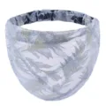 Elegante fascia per capelli in pizzo largo per donna, cerchietto alla moda con rete lucida. - Azzurro