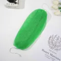 Spugna da bagno a rete africana lungo scrubber per il corpo con corde per la doccia quotidiana - 30x75 / Modello a rete verde (senza confezione)