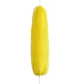 Éponge de douche africaine jaune en résille longue pour une exfoliation corporelle efficace. - Environ 30x80 cm : sans emballage / Jaune