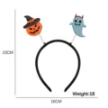 Serre-tete citrouille fantome Halloween fete costume accessoire drole cheveux cerceau 16x23cm - Style Citrouille et Fantôme