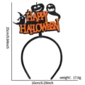 Halloween fête fantôme citrouille headband effrayant festival fête costume accessoires - Style lettres orange fantôme