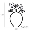 Serre-tête Halloween effrayant Boo citrouille chauve-souris araignée accessoire fête - Style pendentif chauve-souris et araignée BOO