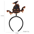 Serre-tete Halloween citrouille corbeau squelette costume de fete accessoire decoration effrayante - Style diable faisant signe
