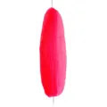 Longue bande de filet de douche exfoliant en nylon africain de couleur rouge vif - Environ 30x80 cm : sans emballage / Rose