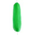 Filet de bain africain long en nylon vert, éponge exfoliante pour le corps et la douche. - Environ 30x80 cm : sans emballage / Vert