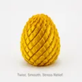 3D Imprimé Décompression Dragon Œuf Jouet, Jaune Fidget Sensoriel Soulagement Du Stress - Or Brillant