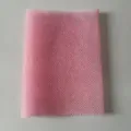 Filet de bain exfoliant rose éponge douche pour nettoyer le corps en profondeur. - Tissu bouclé rose 30x80