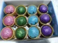 Cute glitter baozi squishy stress relief toy set in colorful pastel steamed bun design. - 8.5 Centimeters / Glitter Pop-bead Bun