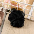 Schwarzer Nylon Duschschwamm Badeschwamm Duschblüte für sanftes Peeling und reichen Schaum. - Schwarzer Duschschamm