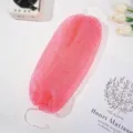 Esponja de ducha africana rosa para exfoliación corporal, red larga para el cuidado de la piel. - Toalla exfoliante de malla rosa brillante