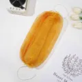 Rete da bagno esfoliante corpo africana con coulisse, spugna doccia in nylon per pulizia giallo - 30x75 / Modello a rete gialla (senza confezione)