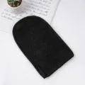 Guanto da doccia esfoliante nero in rete resistente per una pulizia profonda del corpo. - 30x75 / Modello guanto nero (sacchetto OPP)