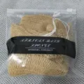 Spugna da bagno in rete africana per esfoliazione corporea, lungo scrubber con pratiche corde. - 30x75 / Modello a rete khaki (in busta)