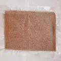 Éponge de filet de bain exfoliante Gommage en filet africain pour le nettoyage du corps. - 30x80cm (Emballé sous vide) / Café