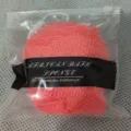 Spugna da bagno in rete di nylon africana esfoliante per il corpo colore rosa delicato - 30x75 / Modello in rete rosa (in busta)