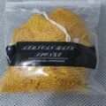 Spugna da bagno africana in nylon rete esfoliante per il corpo con coulisse per doccia e pulizia. - 30x75 / Modello a rete gialla (in busta)