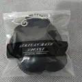 Spugna da bagno in rete africana nera in nylon esfoliante per il corpo con sacchetto - 30x75 / Modello a rete nera (in busta)