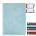 2026 weekly monthly planner A5 notebook hardcover organizer with 140 pages write smoothly - Blue / 2026 English Version