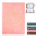 A5 Monthly Planner Notebook 2026, 140 Pages 180° Flat Spread Weekly Goal Diary Book Pink - Garland, Pink, 2026 English Version