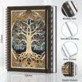 2027 A5 Spiral Planner Daily Weekly Schedule Notebook with Tree of Life Cover Monthly Tabs - Tree of Life / A5 Spiral Planner - 2027