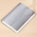 Taccuino A5 con copertina rigida sfumata argento, elegante diario per ufficio e scuola. - Grigio