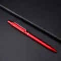 Penna gel rossa a scatto ricarica nera 0.5mm confezione singola cancelleria ufficio - Rosso / Penne a scatto per il business