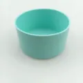 9cm silicone cup sleeve protective boot non-slip heat-insulated cover for tumbler water bottle - Emerald Green