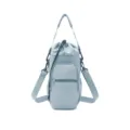 Light blue multifunctional outdoor water bottle bag with strap, portable travel cup pouch. - Blue