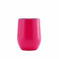 Vaso de vino de acero inoxidable 360ml taza térmica al vacío para uso diario y fiestas. - 12oz / Rosa Bikini